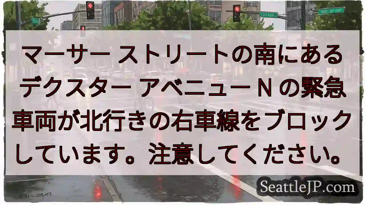 マーサー ストリートの南にあるデクスター アベニュー N