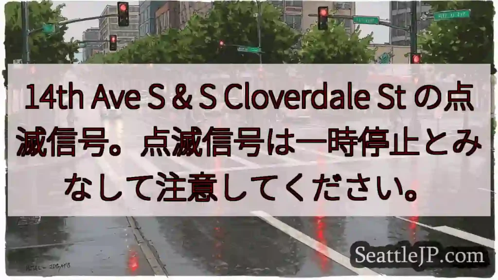 14th Ave S & S Cloverdale St