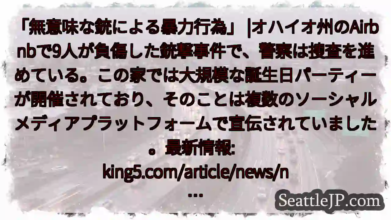 「無意味な銃による暴力行為」
