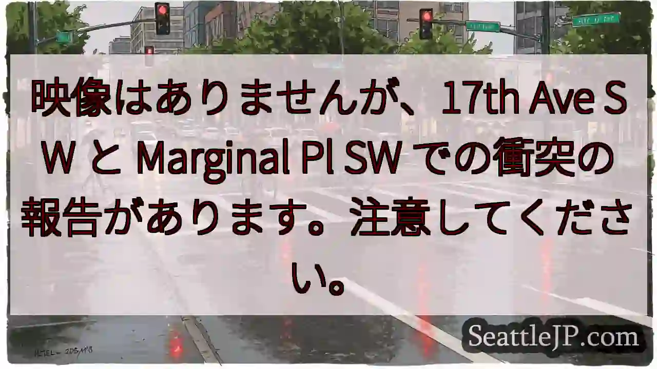 映像はありませんが、17th Ave SW と Marginal Pl SW