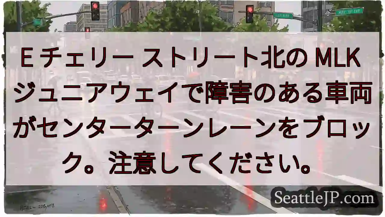 E チェリー ストリート北の MLK