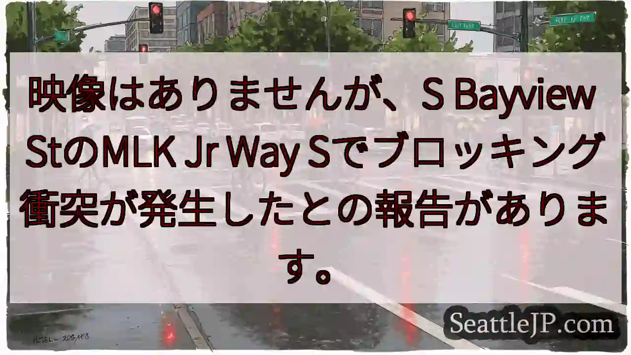 映像はありませんが、S Bayview StのMLK Jr Way