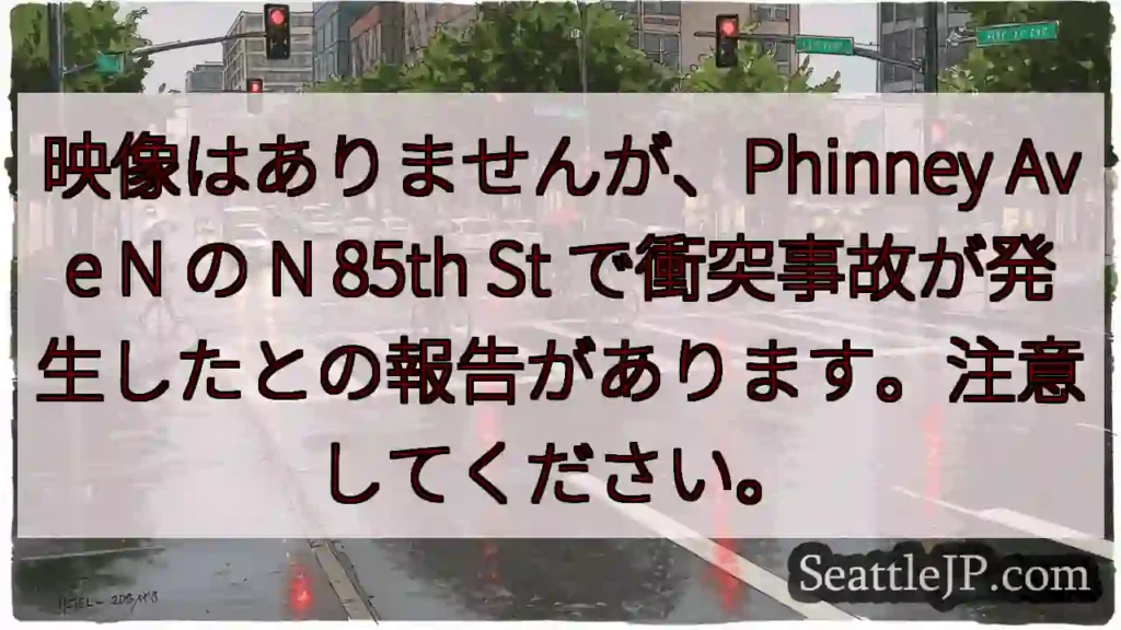 映像はありませんが、Phinney Ave N の N 85th St