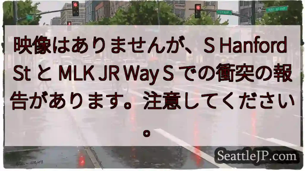 映像はありませんが、S Hanford St と MLK JR Way S