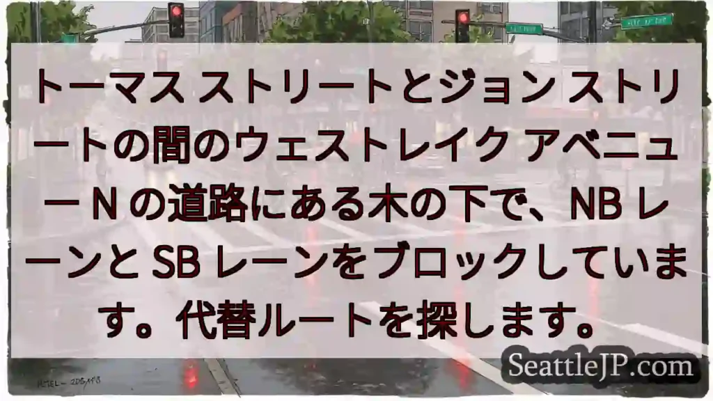 トーマス ストリートとジョン ストリートの間のウェストレイク アベニュー N