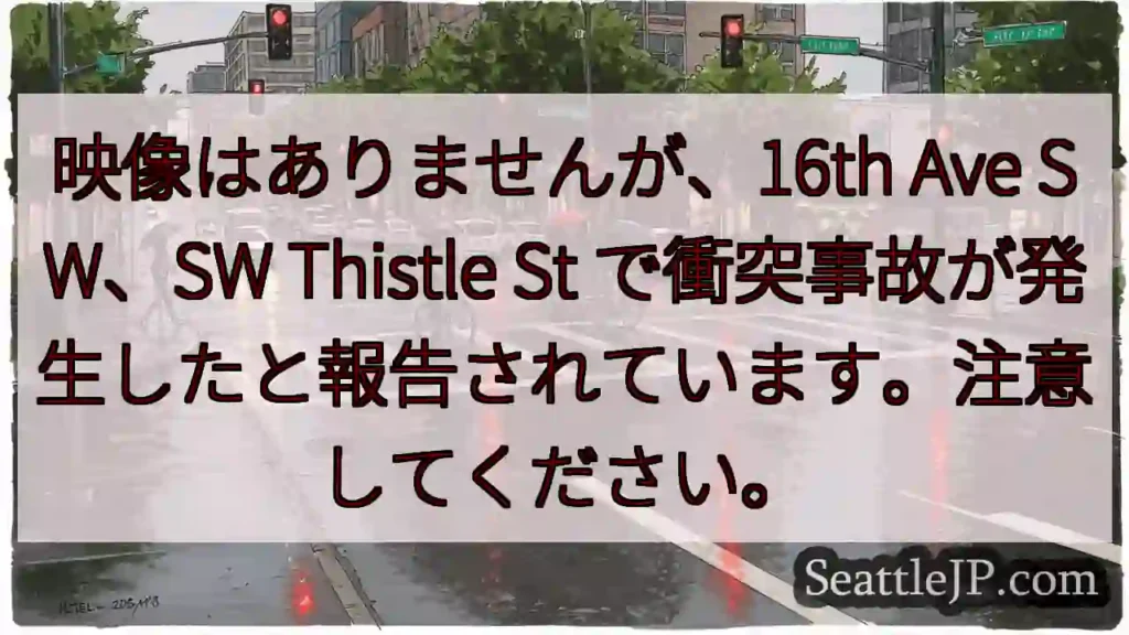 映像はありませんが、16th Ave SW、SW Thistle St