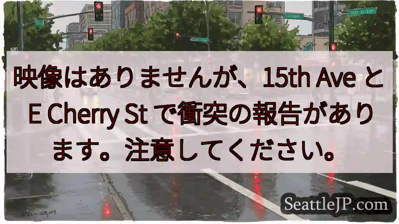 映像はありませんが、15th Ave と E Cherry St