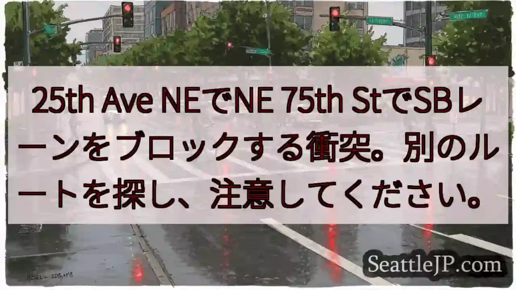 25th Ave NEでNE 75th