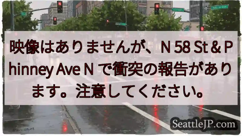 映像はありませんが、N 58 St & Phinney Ave N