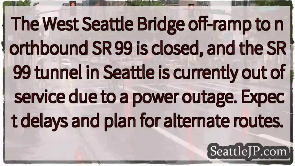 Bridge/Tunnel Closed: Expect Delays!
