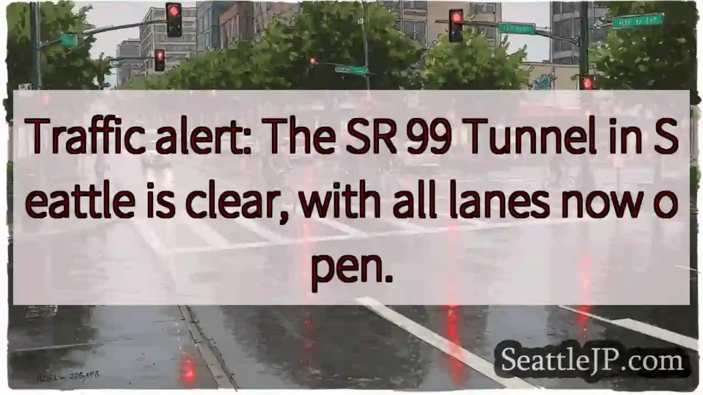 SR 99 Tunnel: All lanes open!