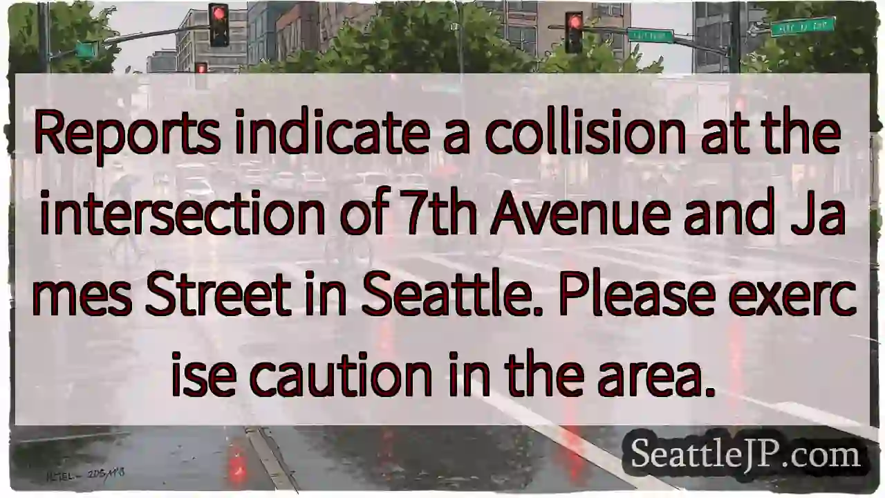 Collision: 7th & James St, Seattle