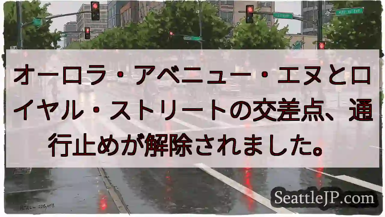 交差点解除！オーロラ・ロイヤル