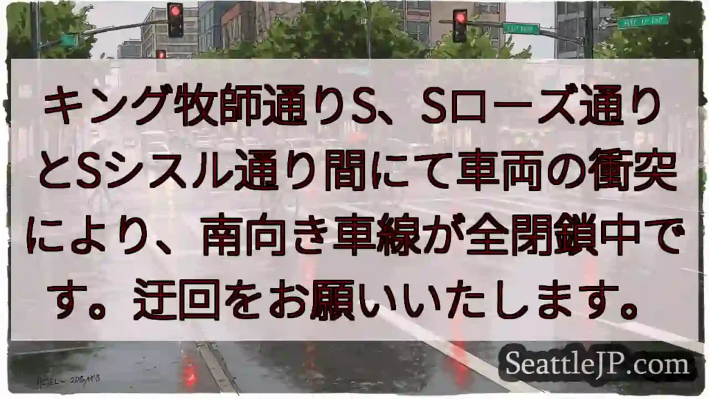 通行止め！キング牧師通りS
