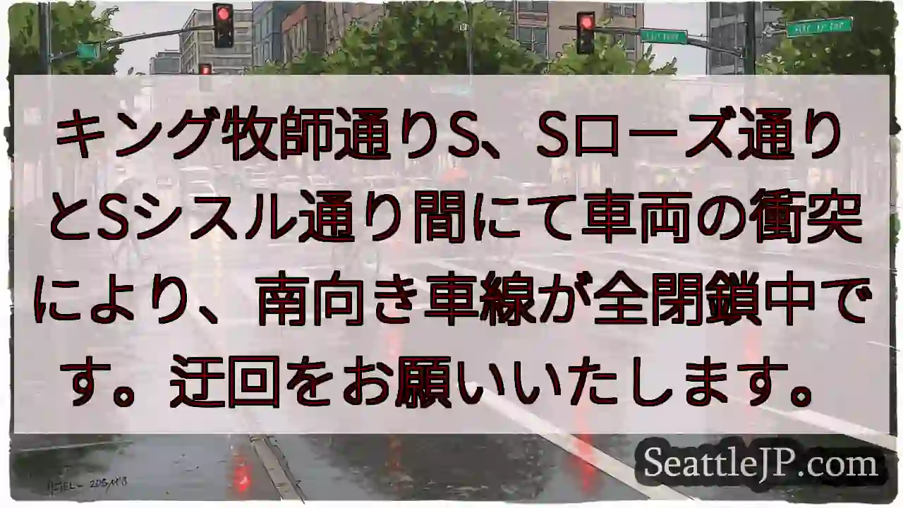 通行止め！キング牧師通りS