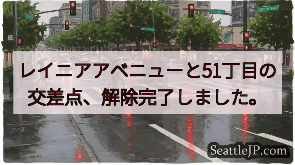 解除完了!レイニアと51丁目