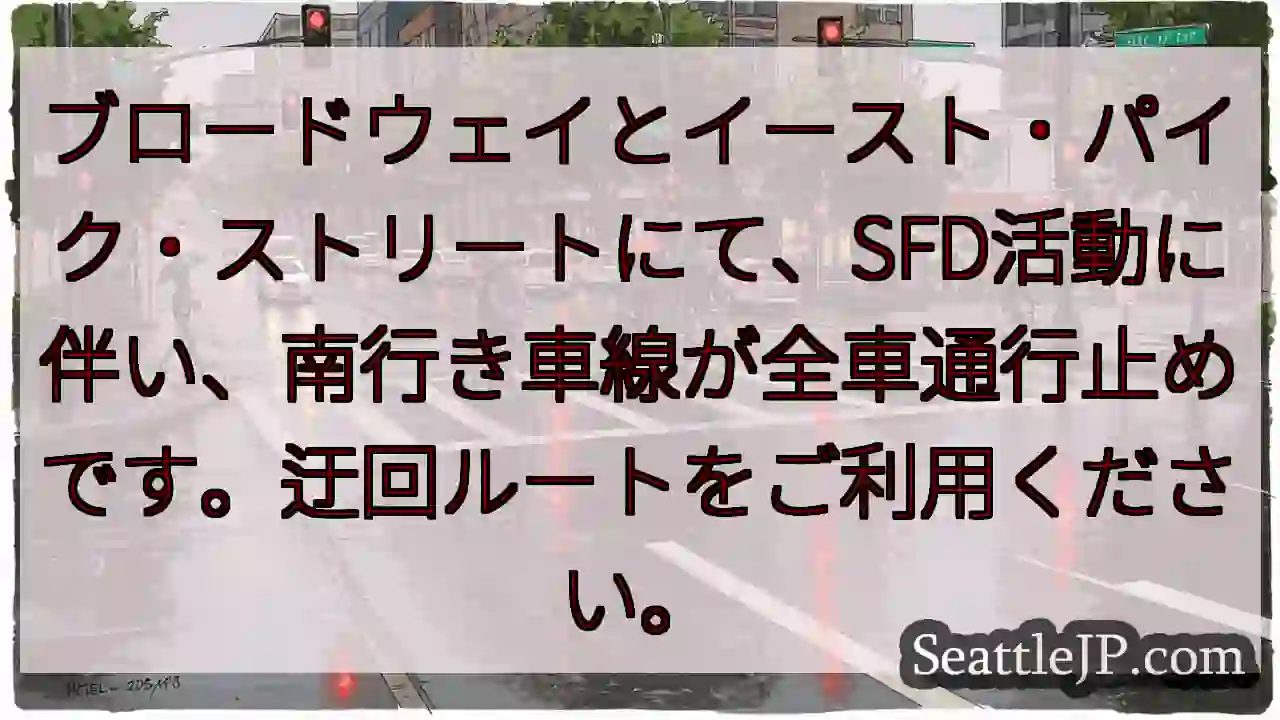 通行止め！ブロードウェイ・イースト・パイク