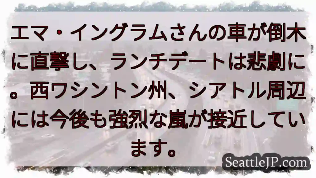 落木直撃!ランチデートは悲劇に…