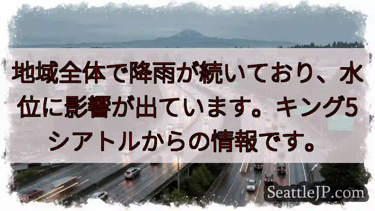 注意！水位上昇中！