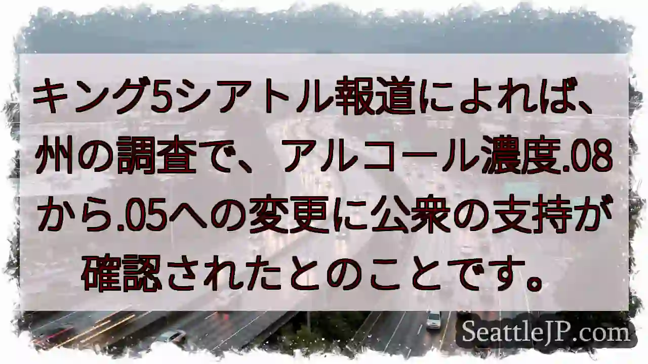 アルコール基準、変更で支持？
