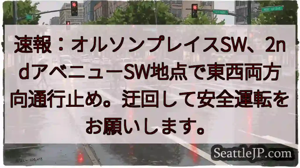 通行止め！オルソンプレイスSW