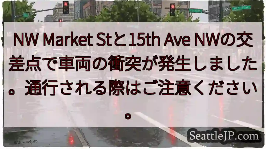 NW交差点 事故注意！