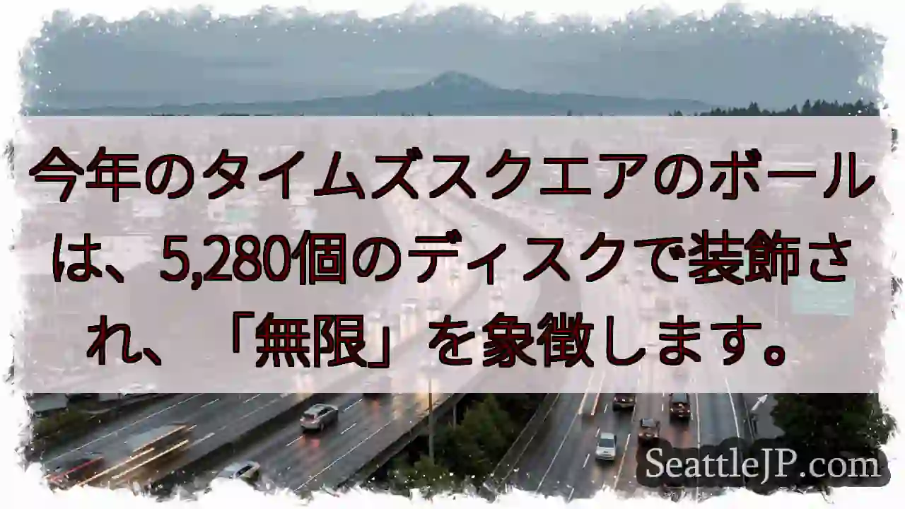 無限の輝き！5280個のディスク
