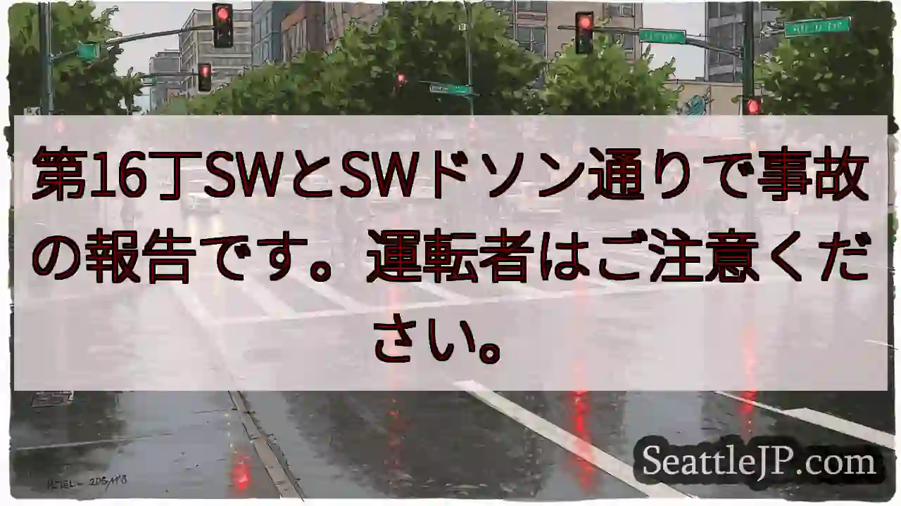 事故報告：SWとSWドソン通り