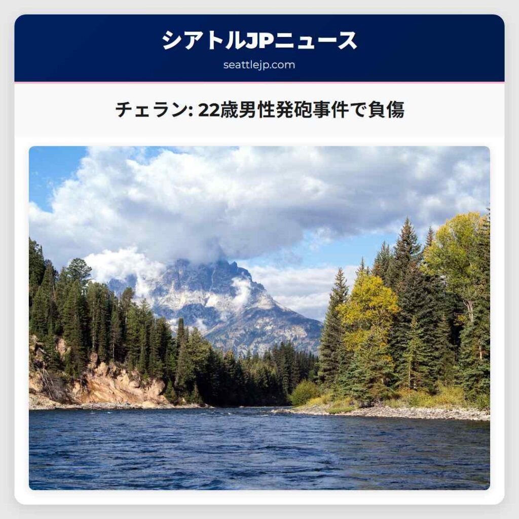 チェラン: 22歳男性発砲事件で負傷