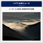 日曜日：シーホークス試合前、駐車場予約を推奨します