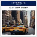 北シアトルでの銃撃、男性が重体