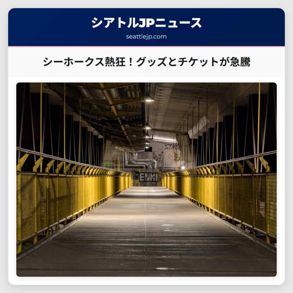 シーホークス熱狂！グッズとチケットが急騰