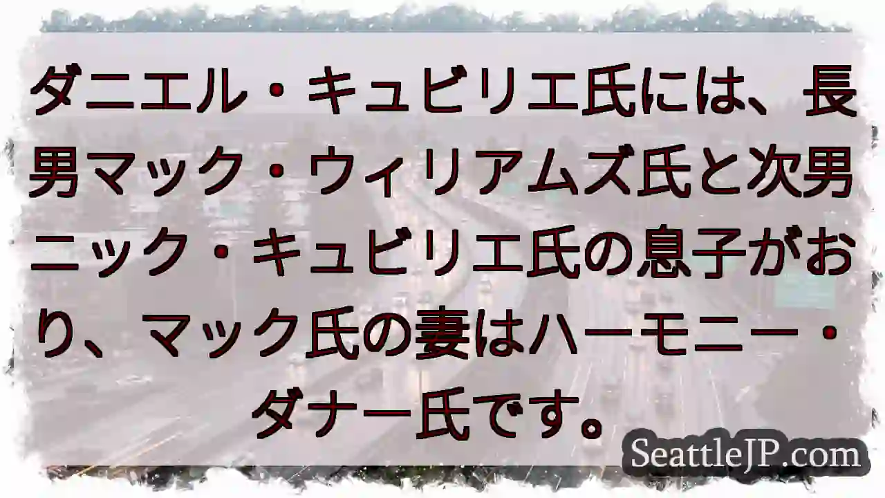 キュビリエ家、息子たち。