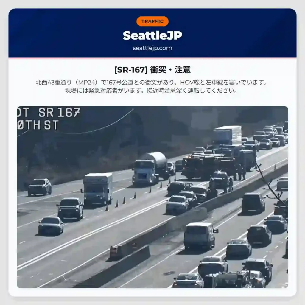 [SR-167] 衝突・注意