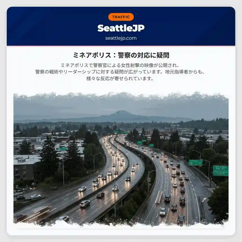 ミネアポリス：警察の対応に疑問