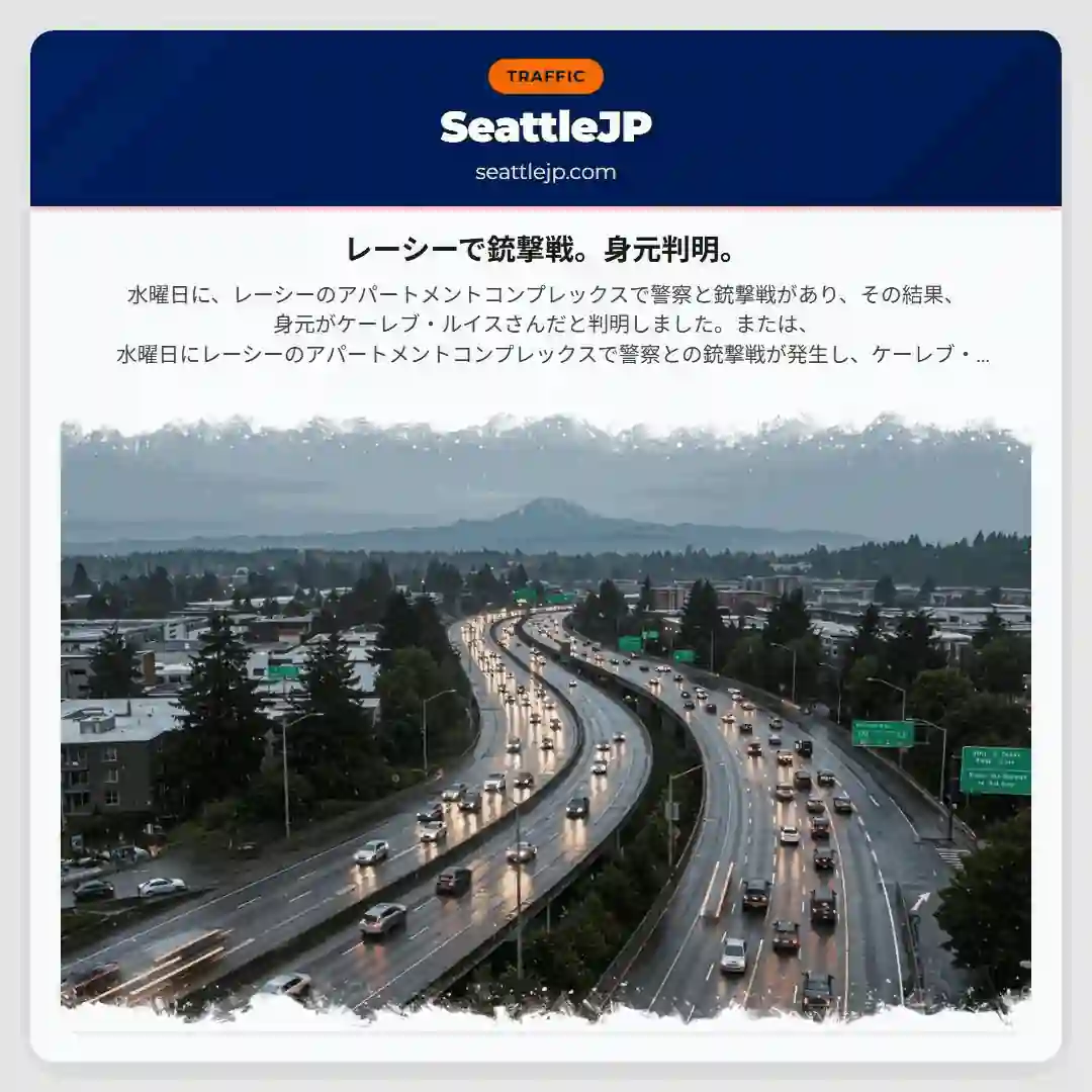 レーシーで銃撃戦。身元判明。