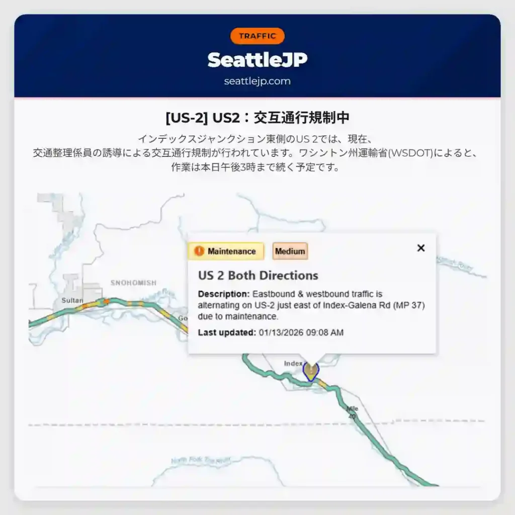 [US-2] US2：交互通行規制中