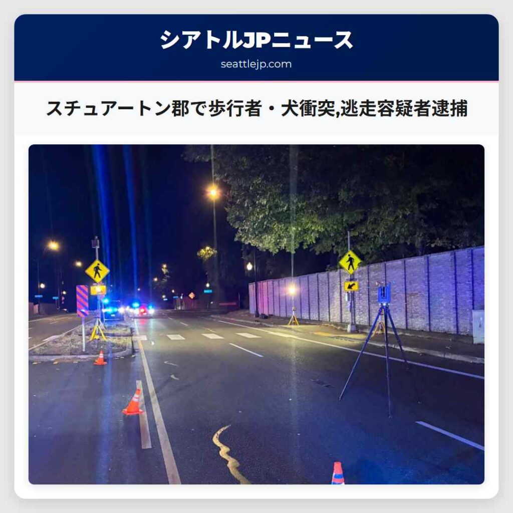 スチュアートン郡で歩行者・犬衝突,逃走容疑者逮捕