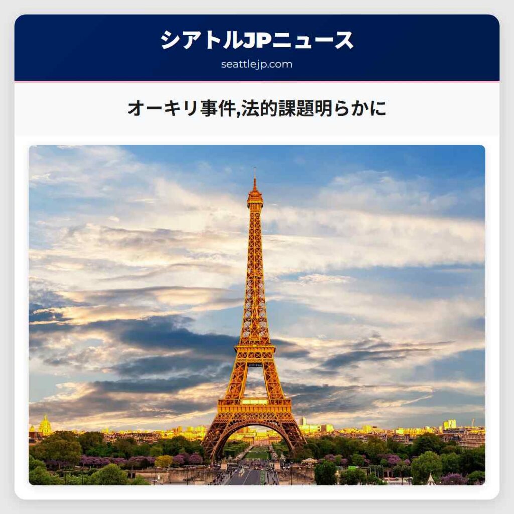 オーキリ事件,法的課題明らかに