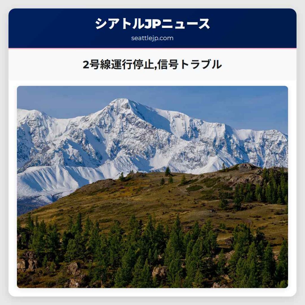 2号線運行停止,信号トラブル