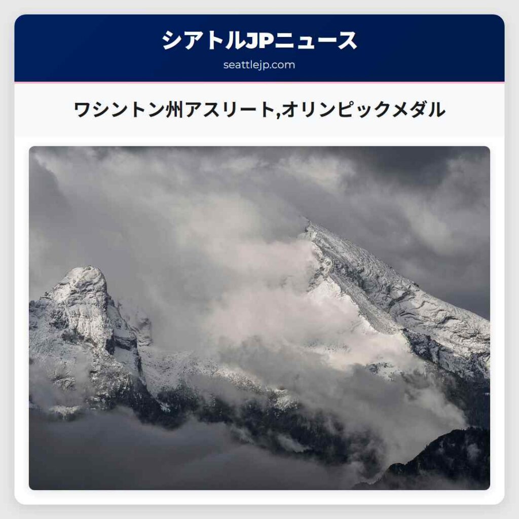 ワシントン州アスリート,オリンピックメダル