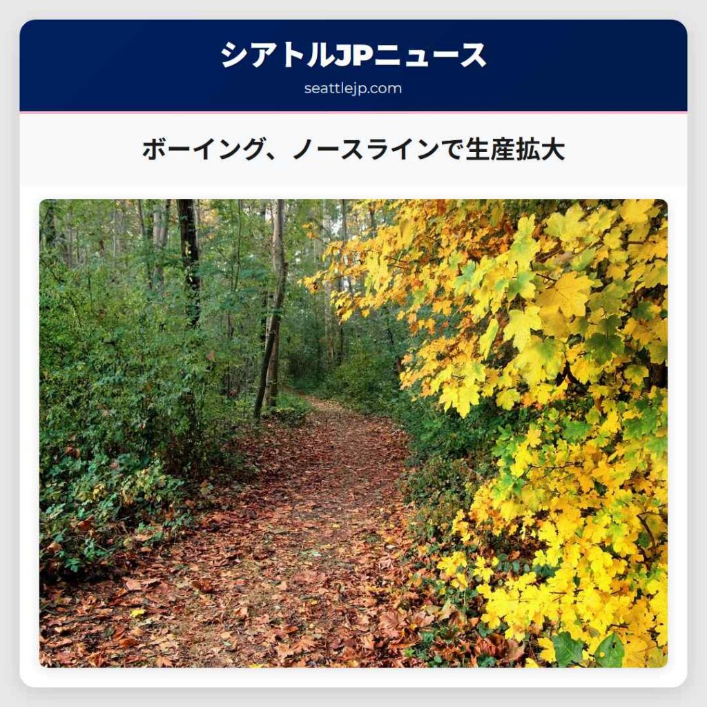 ボーイング、ノースラインで生産拡大