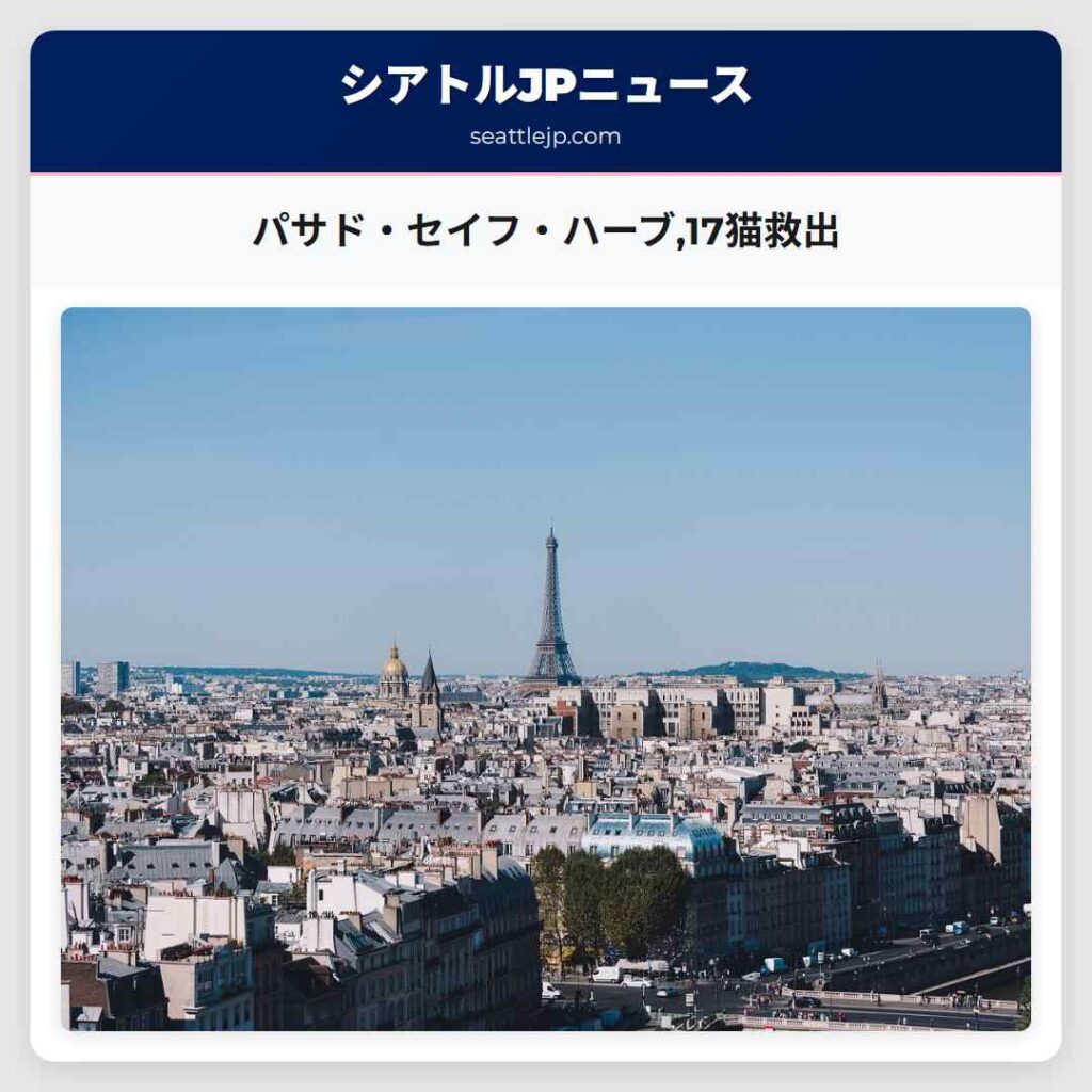 パサド・セイフ・ハーブ,17猫救出