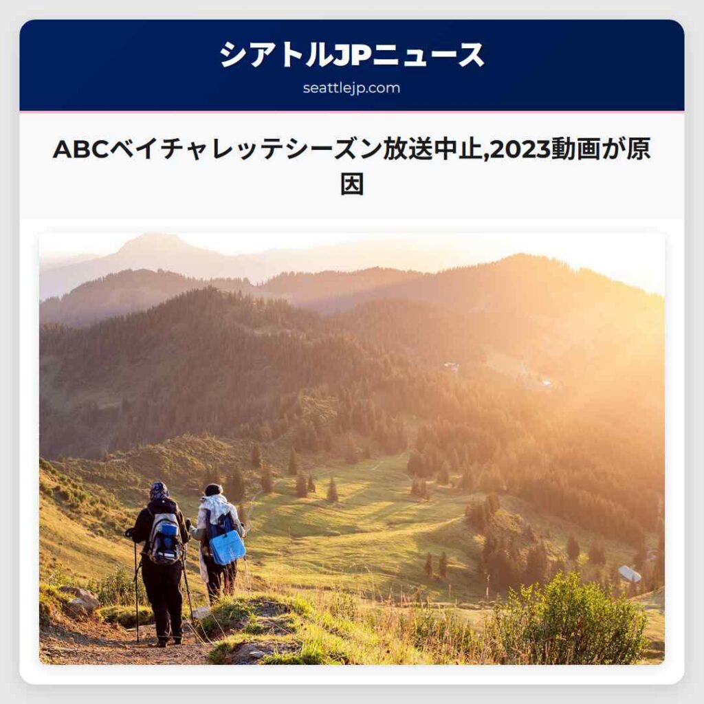 ABCベイチャレッテシーズン放送中止,2023動画が原因