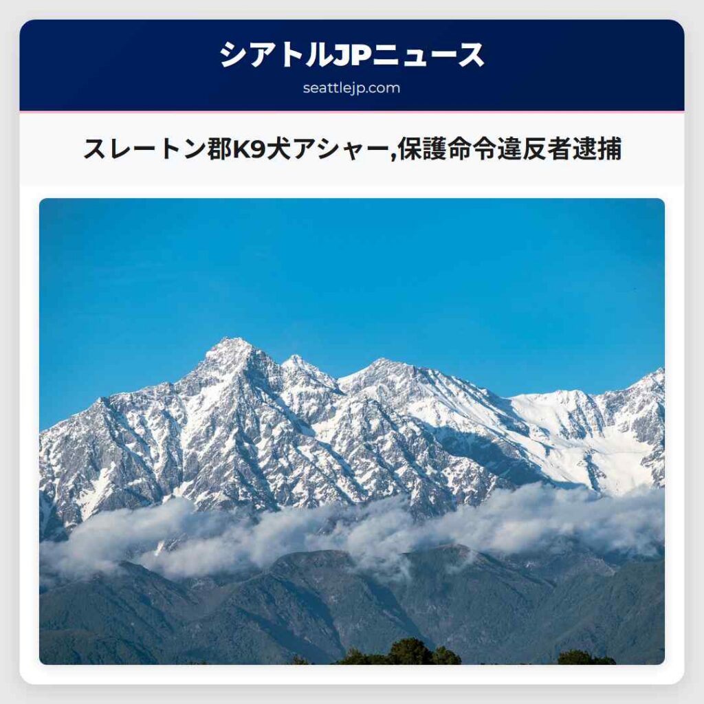 スレートン郡K9犬アシャー,保護命令違反者逮捕