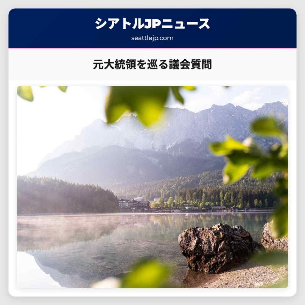 元大統領を巡る議会質問