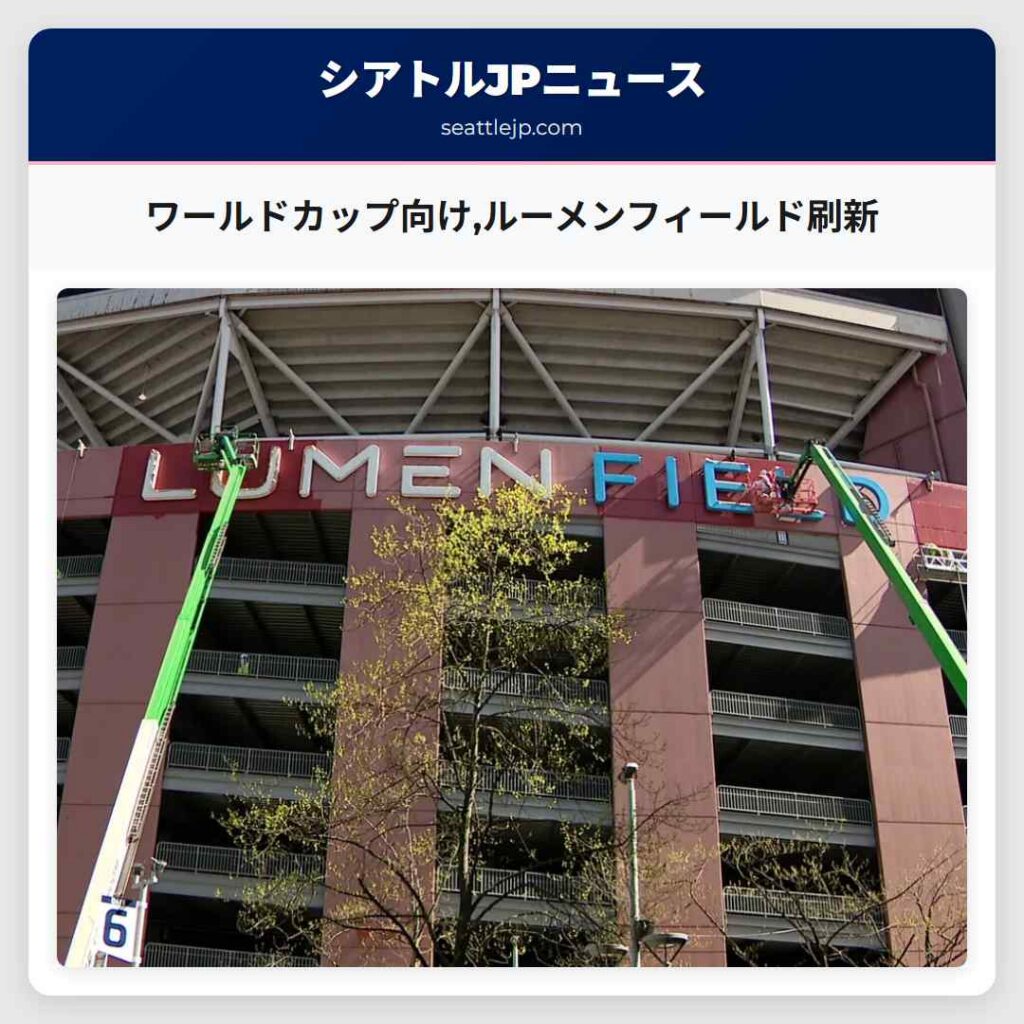 ワールドカップ向け,ルーメンフィールド刷新