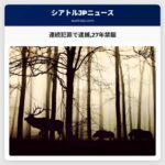 連続犯罪で逮捕27年禁錮