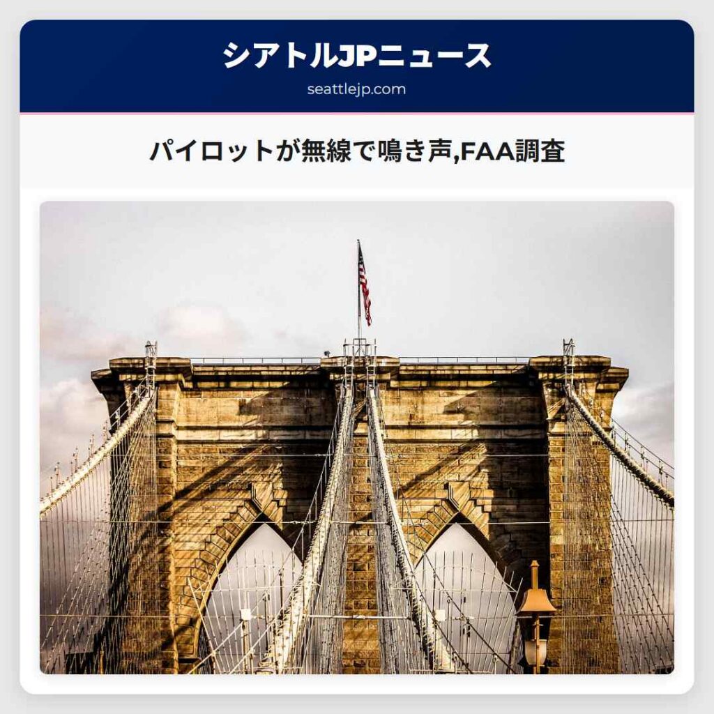パイロットが無線で鳴き声,FAA調査
