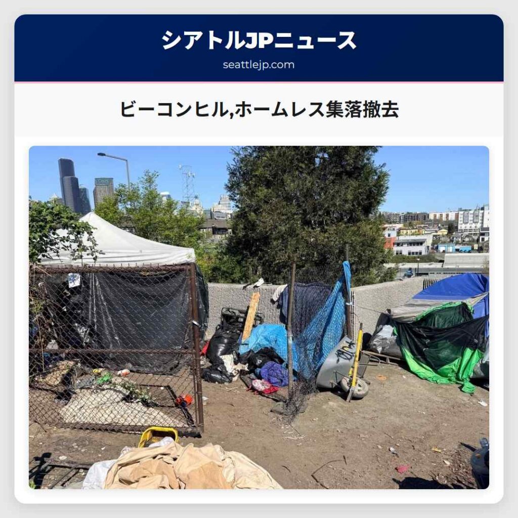 ビーコンヒル,ホームレス集落撤去